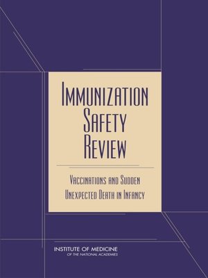 cover image of Immunization Safety Review